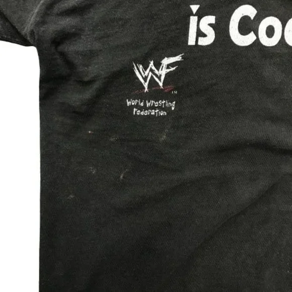 WWF The Rock Can You Smell What The Rock Is Cooking Black T-Shirt - Size XL